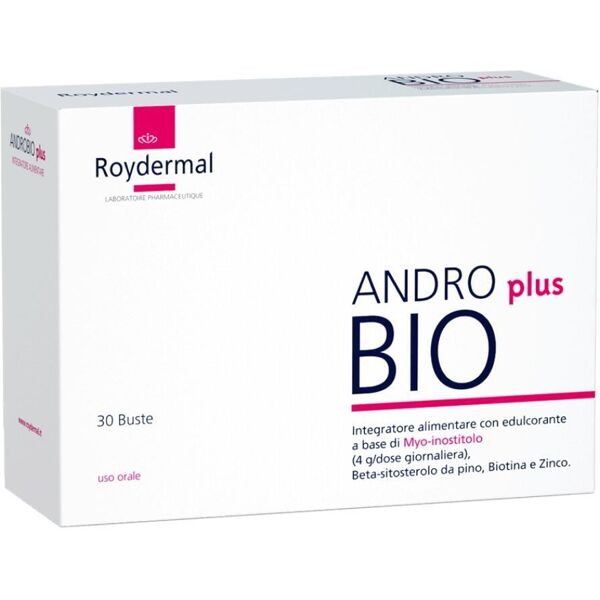 roydermal srl andro bio plus 30 bust.