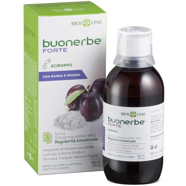 bios line spa buonerbe forte sciroppo 180ml - integratore alimentare buonerbe forte