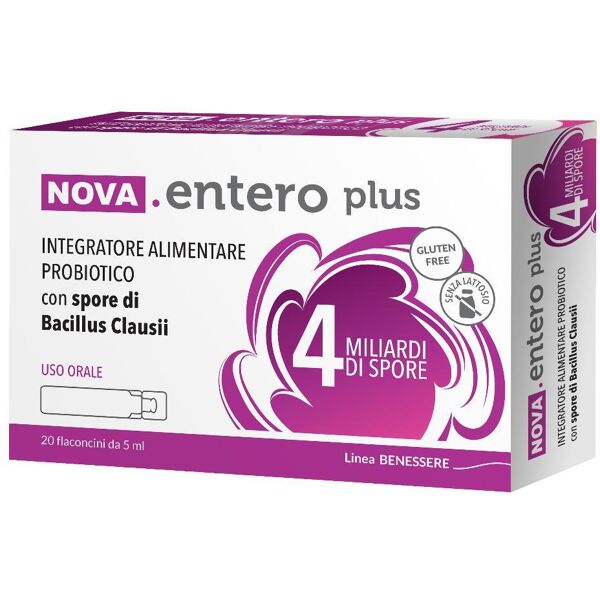 nova argentia nova entero plus 20 flaconcini da 5ml