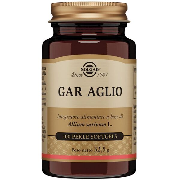 solgar it. multinutrient spa solgar - gar aglio 100 perle softgels - integratore di aglio inodore con allicina