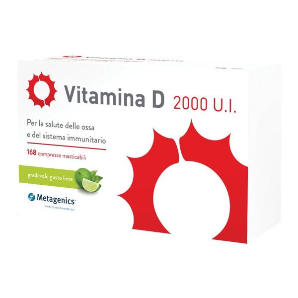 metagenics belgium bvba vitamina d -  per la salute delle ossa e del sistema immunitario 168 compresse masticabili