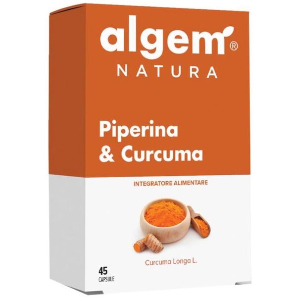 algem natura srl algem piperina&curcuma 45cps