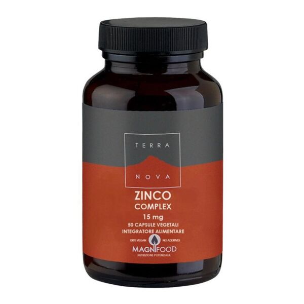 forlive srl terranova zinco - integratore di zinco - 50 capsule vegetali