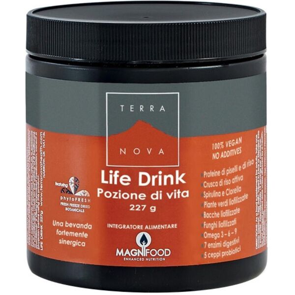 forlive srl terranova life drink - pozione di vita 227g, integratore alimentare