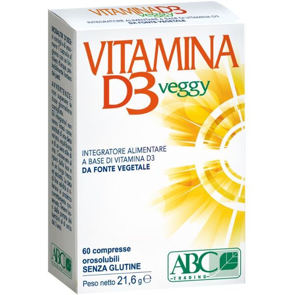 a.b.c. trading srl vitamina d3 veggy - 60 compresse orosolubili