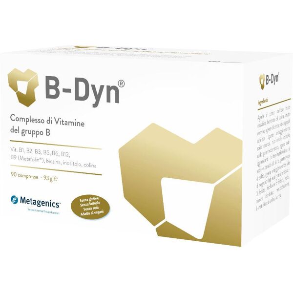 metagenics belgium b-dyn - integratore alimentare con vitamine del gruppo b 90 compresse