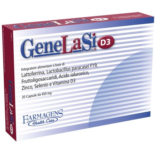 farmagens health care srl genelasi*d3 20 cps 450mg