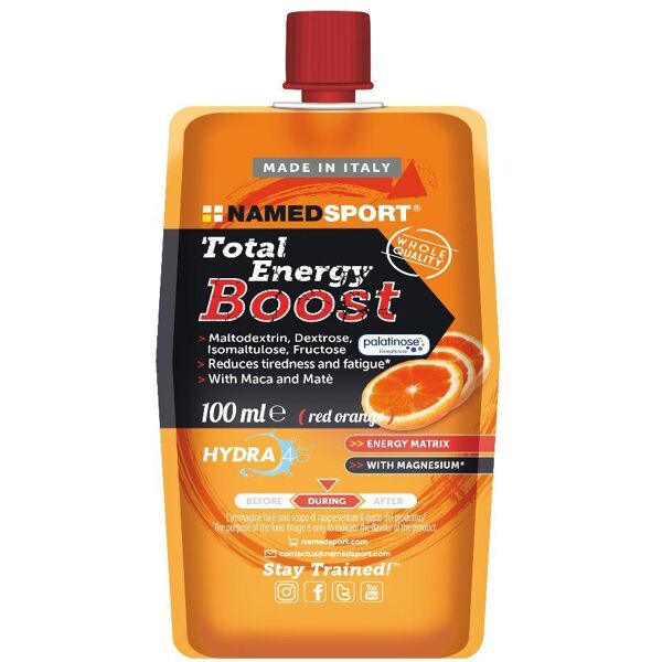 namedsport srl named sport - total energy boost red orange 100ml - integratore energetico alla red orange