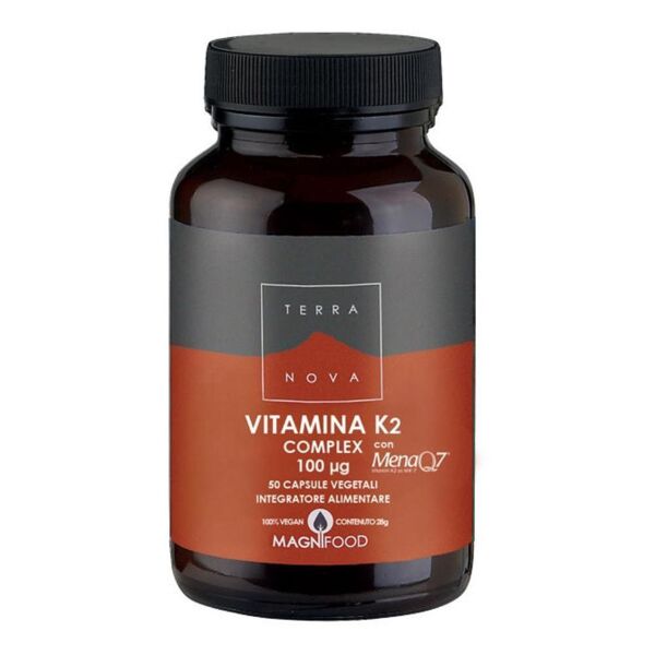 forlive srl terranova vitamina k2 complex - integratore di vitamina k2 - 50 capsule