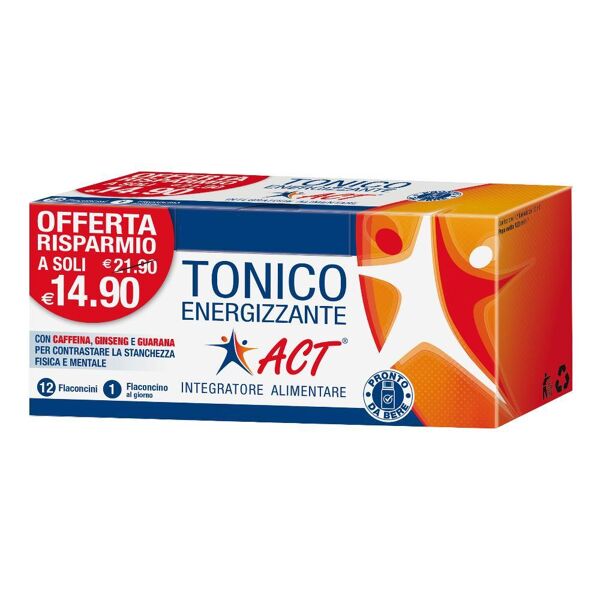 f&f srl tonico energizzante act 12fl