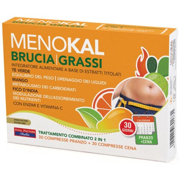 vital factors italia srl menokal bruciagrassi 60 cpr