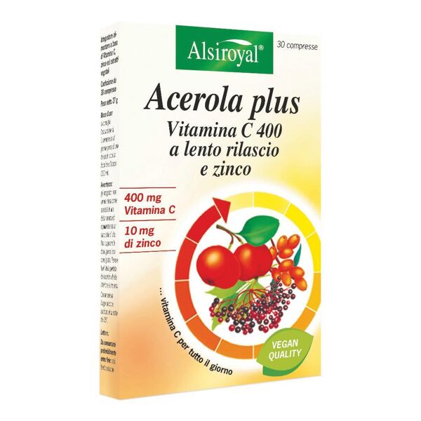 dr cagnola acerola 400 plus vitamina c - 30 compresse, integratore, marca acerola, 30 compresse