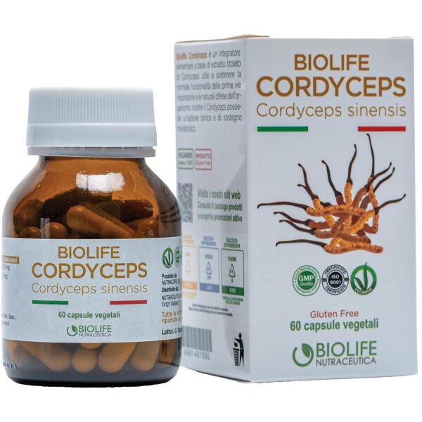 nutraceutica biolife srl biolife cordyceps 60cps