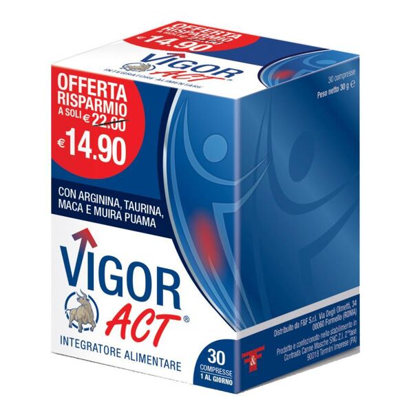 f&f srl vigor act - 30 compresse