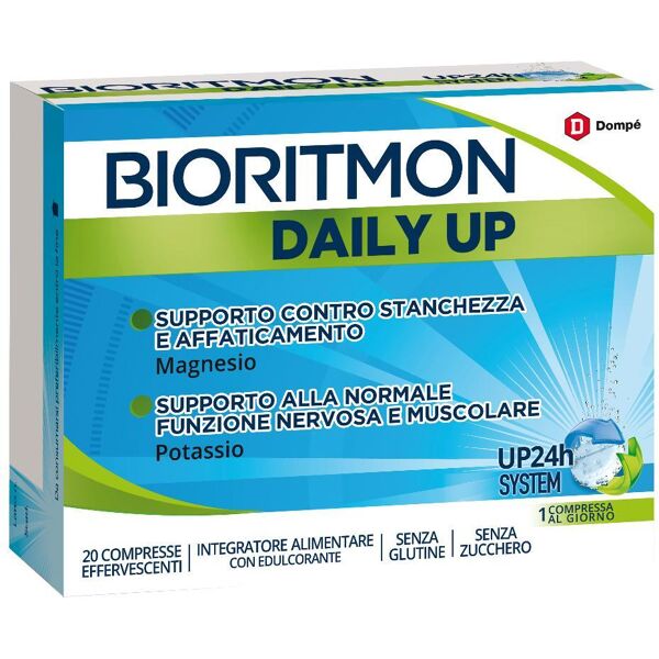 dompe' farmaceutici spa bioritmon daily up - 20 compresse senza zucchero