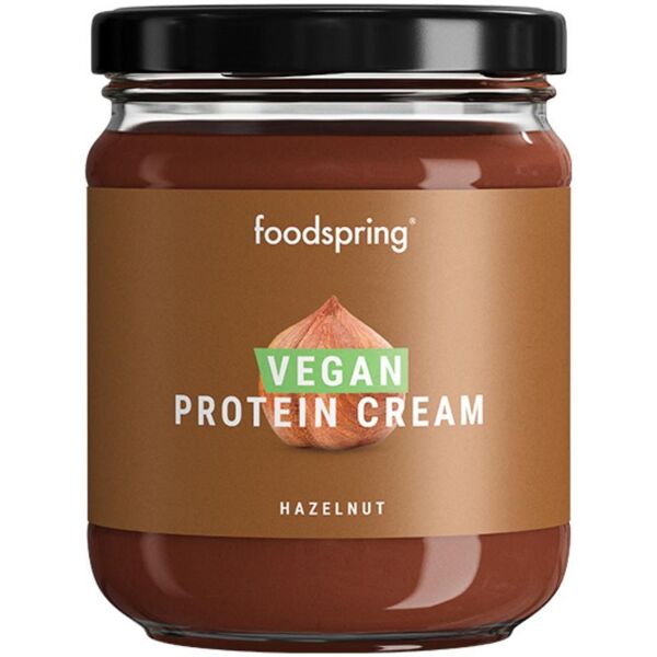 food spring gmbh foodspring vegan protein cream 100ml gusto nocciola - crema proteica vegana per golosi fitness