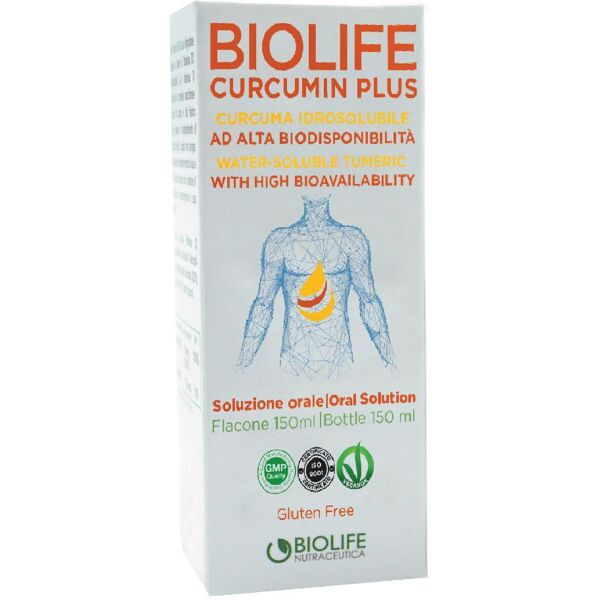 nutraceutica biolife srl biolife curcumin plus 150ml