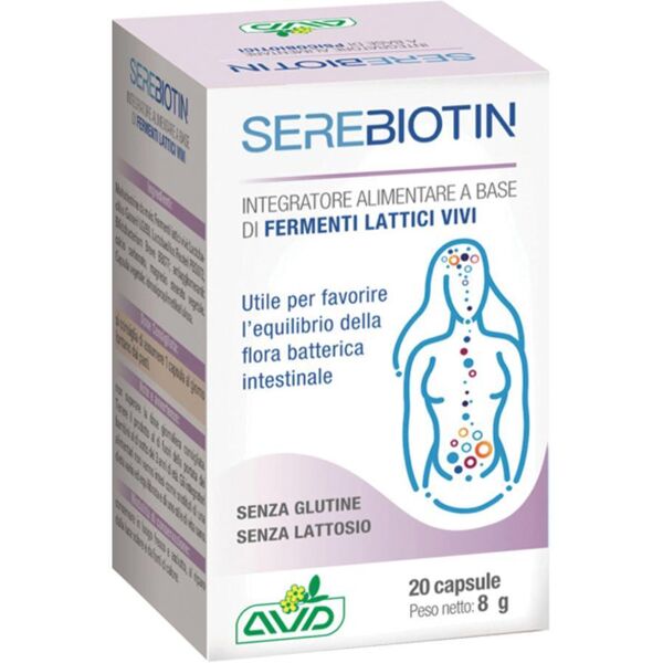 a.v.d. reform srl serebiotin - integratore di fermenti lattici probiotici per donne in gravidanza e allattamento