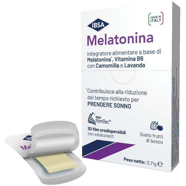 ibsa farmaceutici italia srl melatonina 30 film orali*ibsa