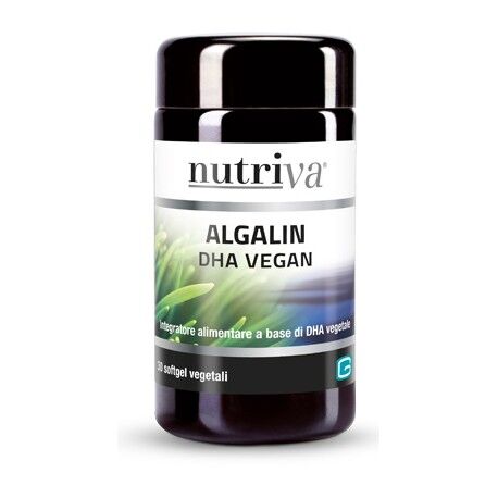 giuriati group srl nutriva algalin dha vegan 30 softgel vegetali - integratore di omega-3 vegan ad alto contenuto di dha