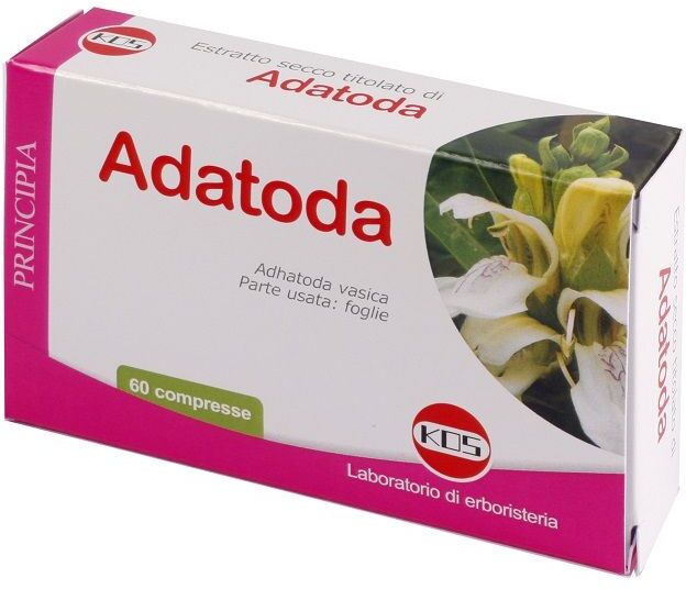 kos srl adhatoda estratto secco 60 compresse - integratore per il benessere respiratorio