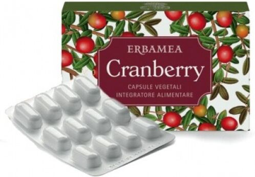 erbamea srl erbamea - cranberry 24 capsule - integratore per la salute delle vie urinarie e il benessere del tratto urinario