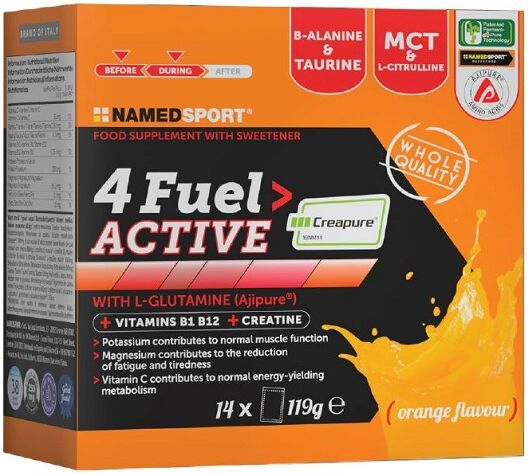 namedsport srl named sport - 4 fuel active 14 bustine - integratore energetico per sportivi