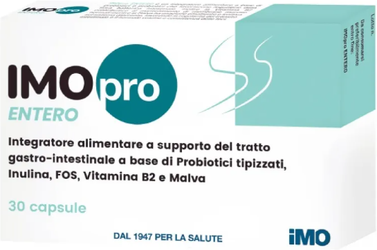 imo spa imopro entero - integratore alimentare per l’equilibrio della flora batterica intestinale 30 capsule