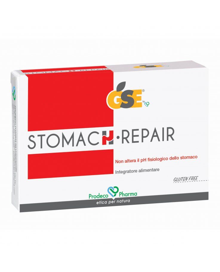 prodeco pharma srl gse repair stomach 45 compresse - integratore per il benessere dello stomaco con estratto di semi di pompelmo e ingredienti naturali