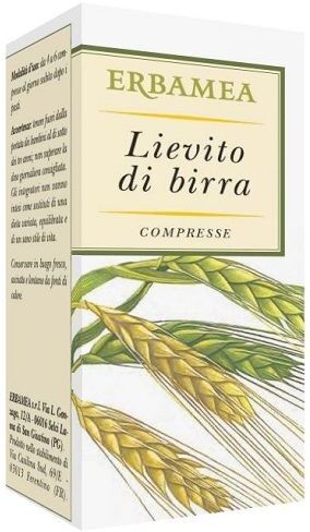 erbamea srl lievito di birra 120 compresse - integratore alimentare per la salute e la bellezza