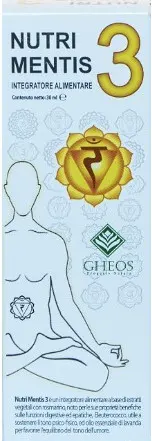 gheos nutri mentis 3 gocce 30ml - integratore per equilibrio emotivo e salute mentale