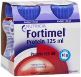 danone nutricia fortimel compact protein nutricia 4x125ml - supplemento alimentare iperproteico - gusto frutti di bosco