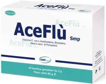 pms pharma aceflu smp 20 buste - integratore alimentare multivitaminico e multiminerali, marca aceflu, 20 bustine