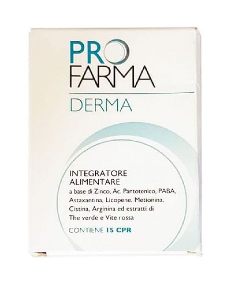 elifab srl elifab profarma derma integratore alimentare 30 compresse - zinco, astaxantina e estratti naturali