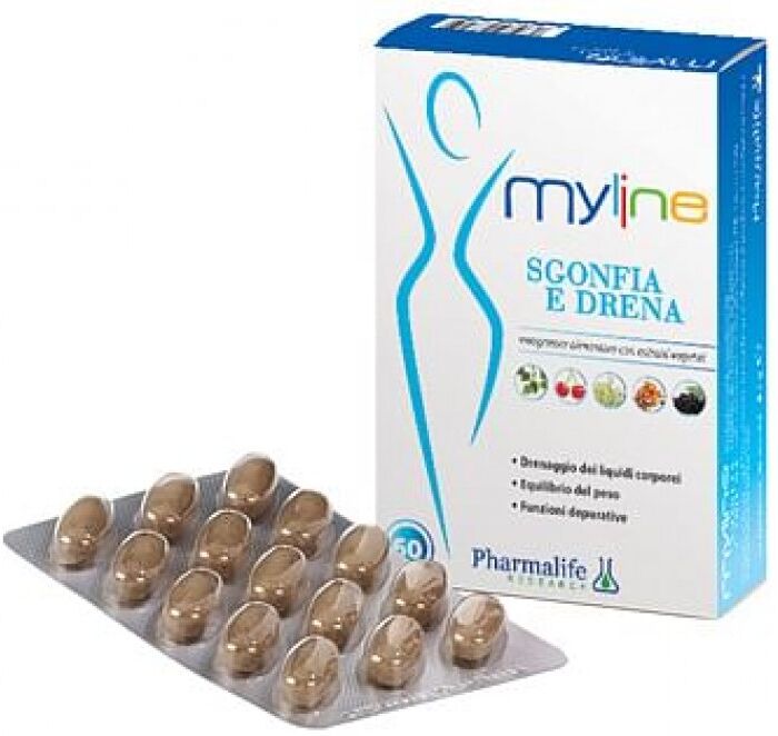 pharmalife research srl my line sgonfia e drena 60 compresse