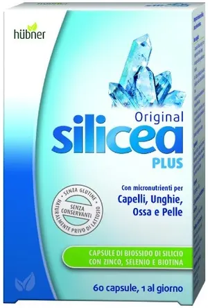 dr cagnola original silicea 60 capsule plus - integratore di silicio organico