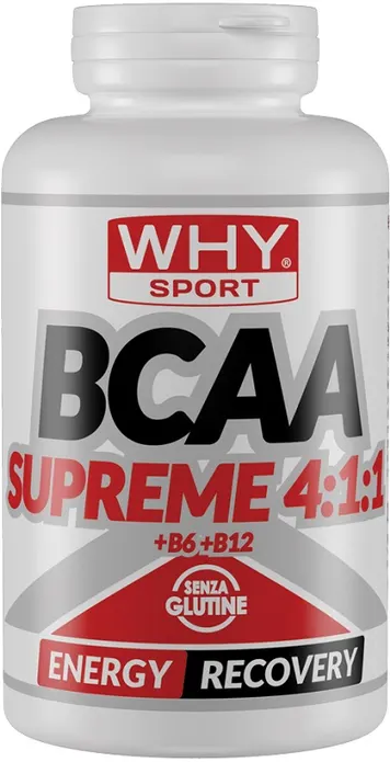 biovita srl why sport bcaa supreme 4:1:1+b6+b12 200 compresse