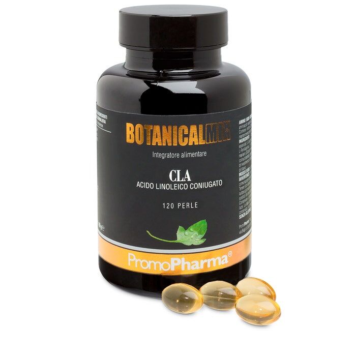 promopharma spa botanical mix - cla 120 perle, integratore di acido linoleico coniugato (cla) per il benessere