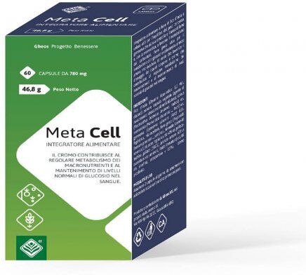 gheos srl meta cell 60 capsule - integratore di metionina per il supporto cellulare