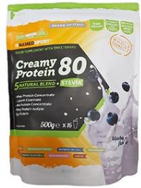 namedsport srl creamy protein blueberry 500g - integratore proteico cremoso a base di mirtilli - alta qualità e gusto delizioso