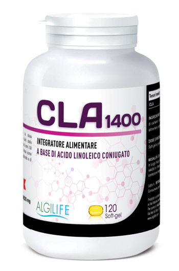 algilife srls algilife - cla 1400 acido linoleico coniugato 120 soft gel