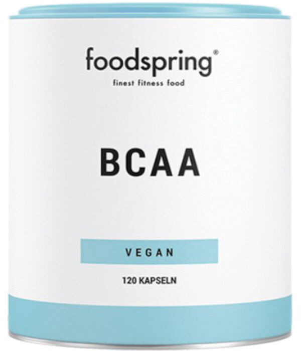 foodspring gmbh foodspring bcaa vegan 120 capsule - aminoacidi ramificati per un workout al top