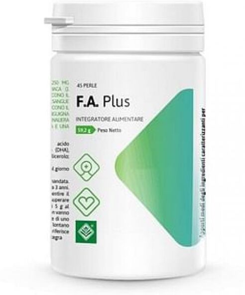 gheos srl f.a. plus 45 perle - integratore di acidi grassi omega-3 ad alta potenza