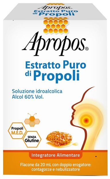 desa pharma apropos estratto puro di propoli spray+contagocce 20ml - integratore alimentare