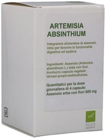 oti srl artemisia absinthium 60 capsule - integratore per il fegato