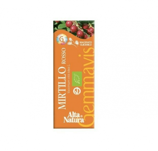 alta natura-inalme srl gemmavis mirtillo rosso - integratore ad azione antinfiammatoria 50 ml