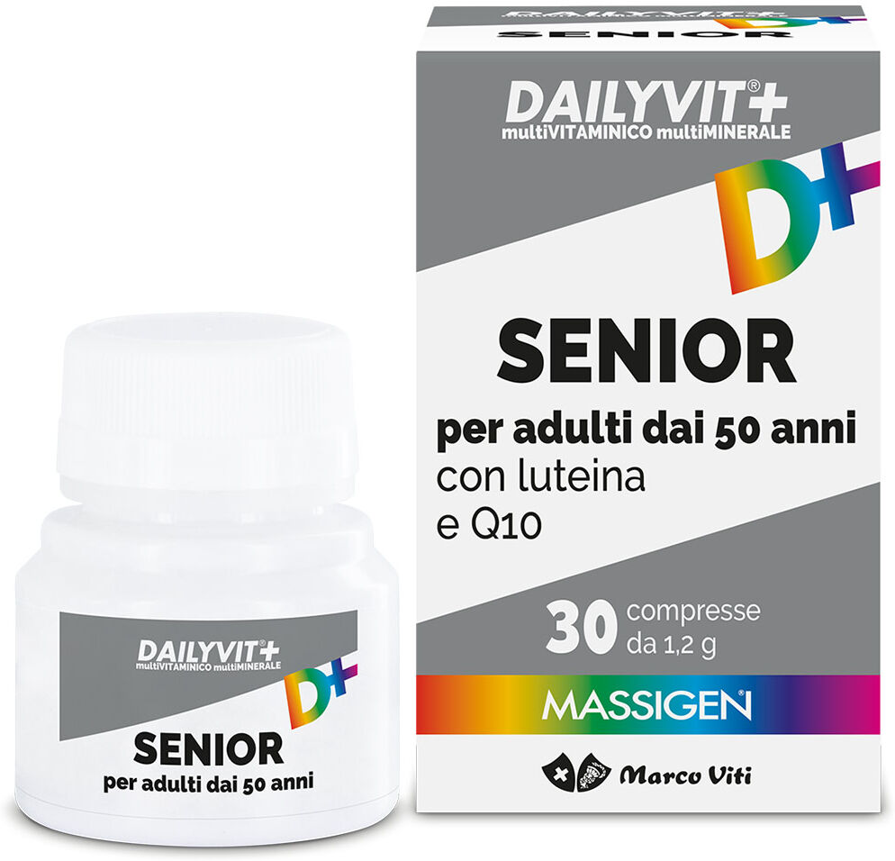 marco viti farmaceutici spa massigen linea benessere ed equilibrio dailyvit+ senior 30 compresse