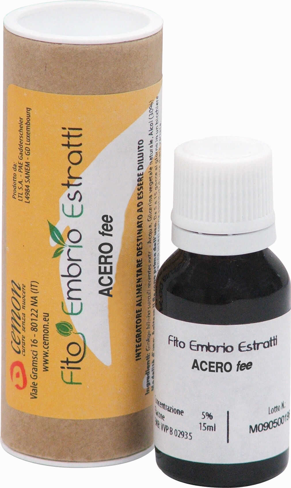 cemon srl fee acero - medicinale omeopatico 15 ml - trattamento omeopatico per il benessere