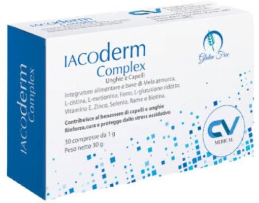 cv medical srl iacoderm complex: integratore per rinforzare capelli e unghie