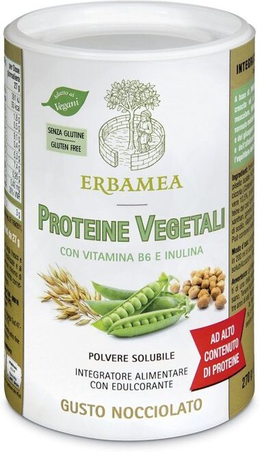 erbamea srl proteine vegetali 270g - integratore alimentare di proteine vegetali